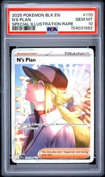 N's Plan 170/086 Special Illustration Rare Black Bolt