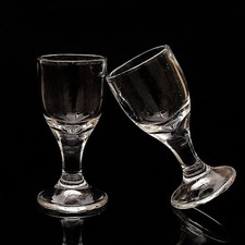 6PCS Mini Shot Glasses 12ml Mini Wine Glass Cup Clear Glass Wine Cup for Bar