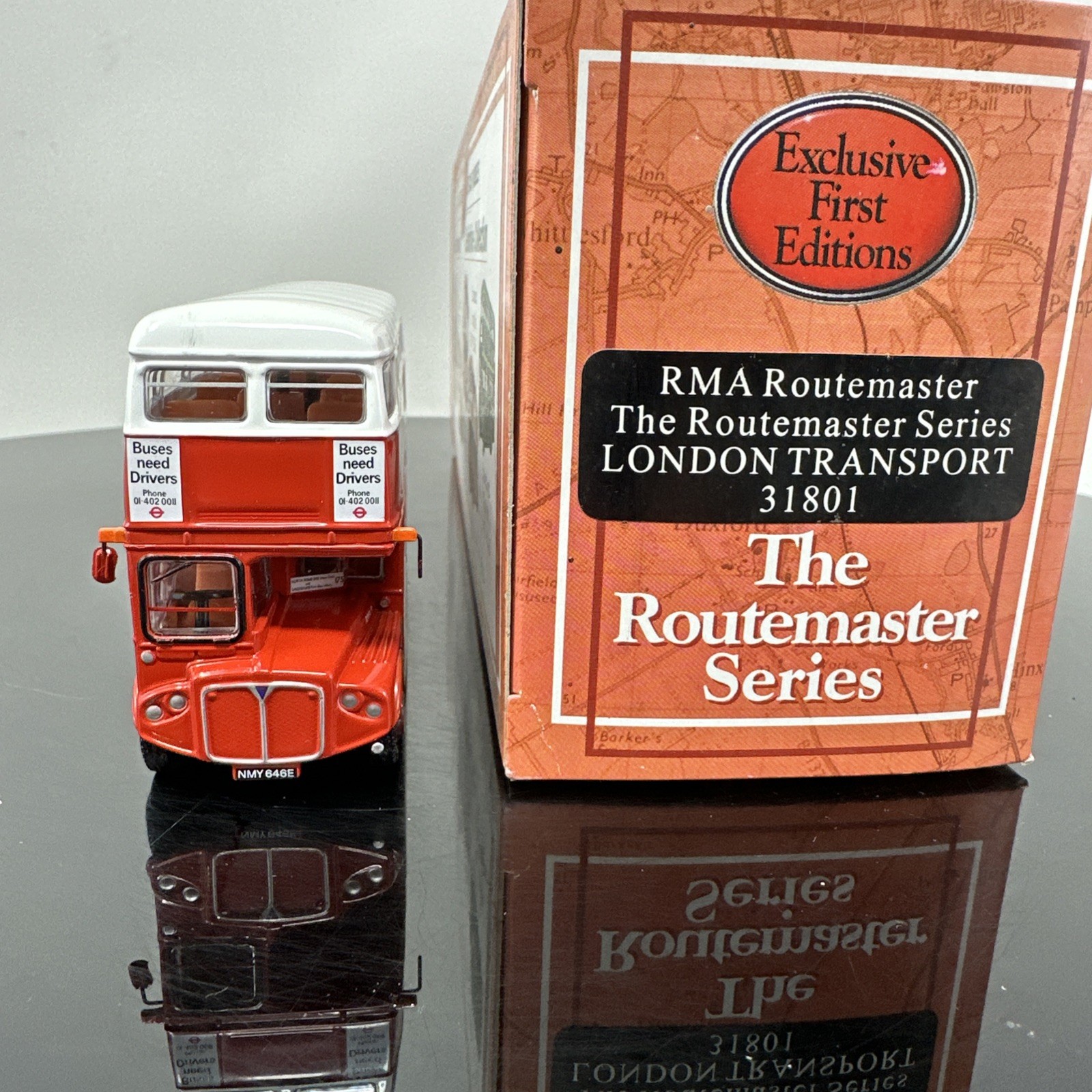 EFE 31801 RMA Routemaster, London Transport Livery 1:76 Scale Model Bus ...