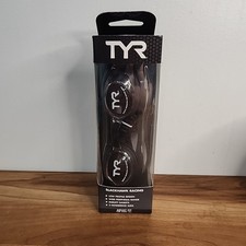 TYR Swim Goggles Adult Fit Blackhawk Racing Low Profile Silicone Gaskets New