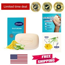 Natural Sulfur Bar with Aloe Vera  3 OZ  No Parabens, No Animal Testing