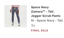 Figs, Space Navy, Zamora Jogger Scrub pants, Medium tall