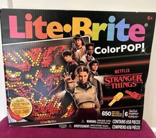 New Lite-Brite ColorPOP Netflix Stranger Things Light Up Bright Art Set