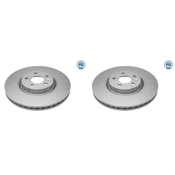2X MEYLE-PD 322Mm Bremsscheiben Vorne Passend FüR Volvo S60 S90 V60 V90 XC40 XC6-image