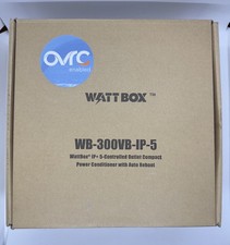 WattBox WB-300VB-IP-5 IP Power Conditioner 300 Series with OvrC Home 5 Outlets