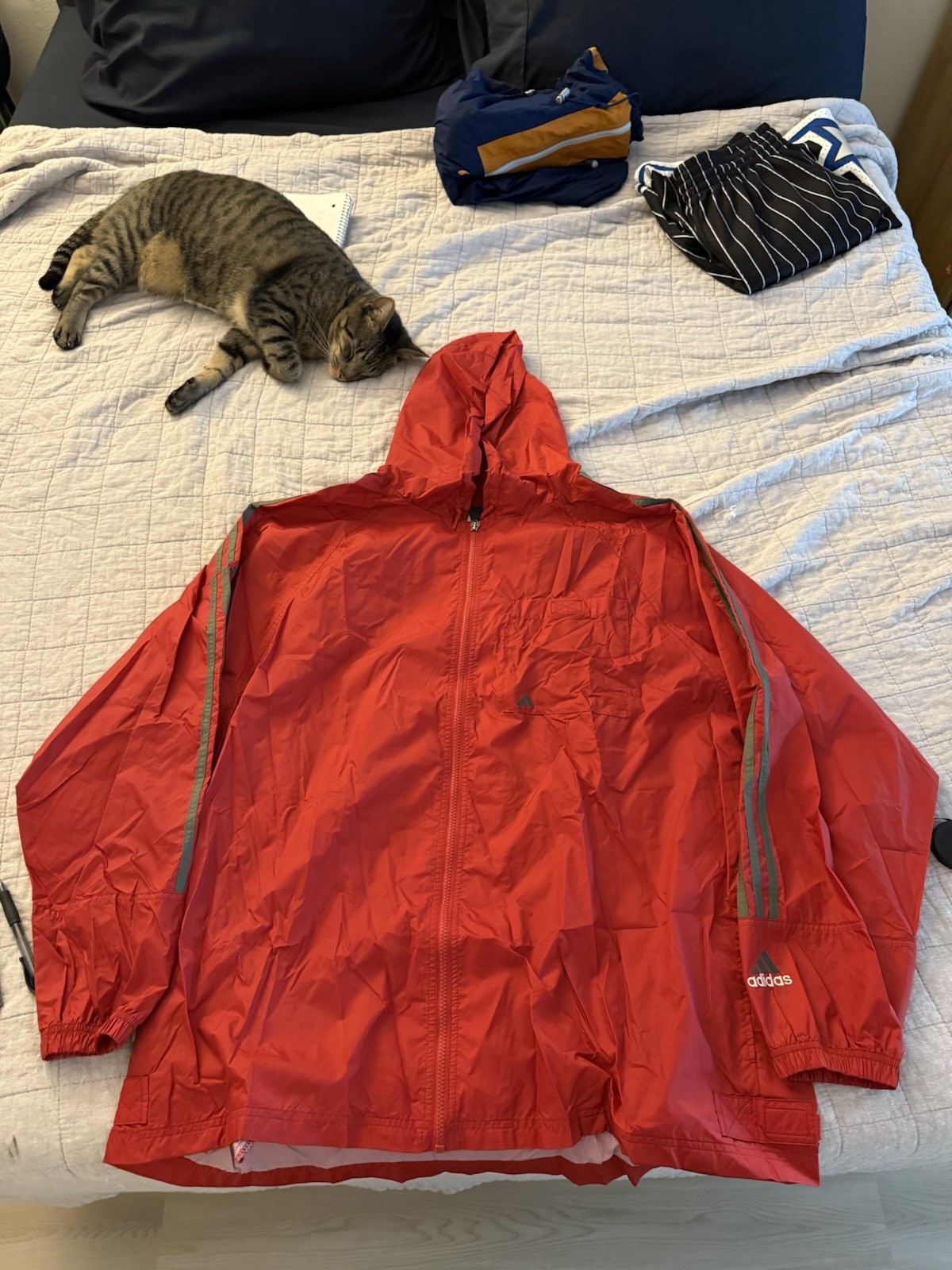 Red Adidas Rain Jacket - image 1