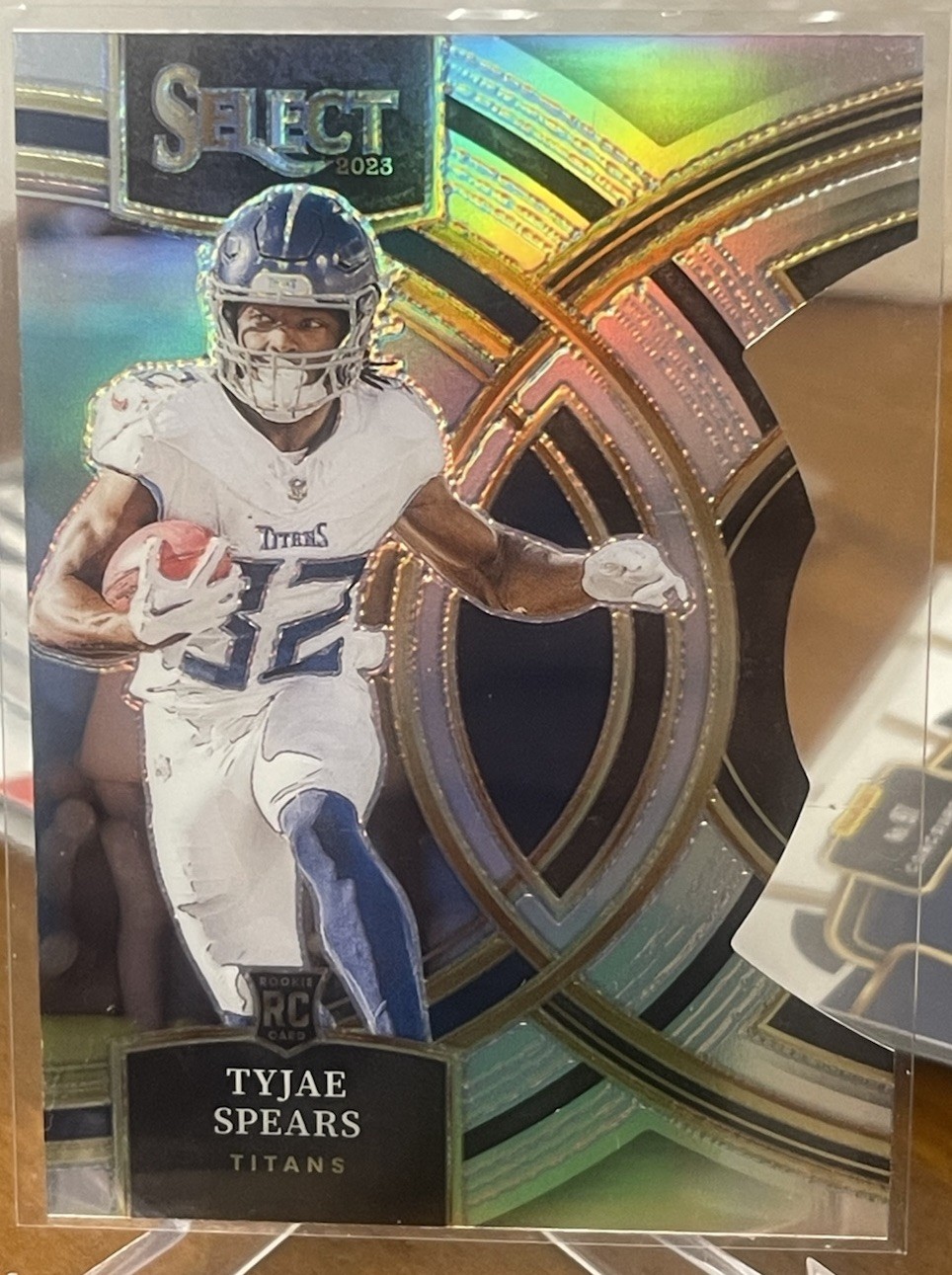 2023 Panini Select Football Tyjae Spears Premier Silver Prizm Rookie 172 Titans