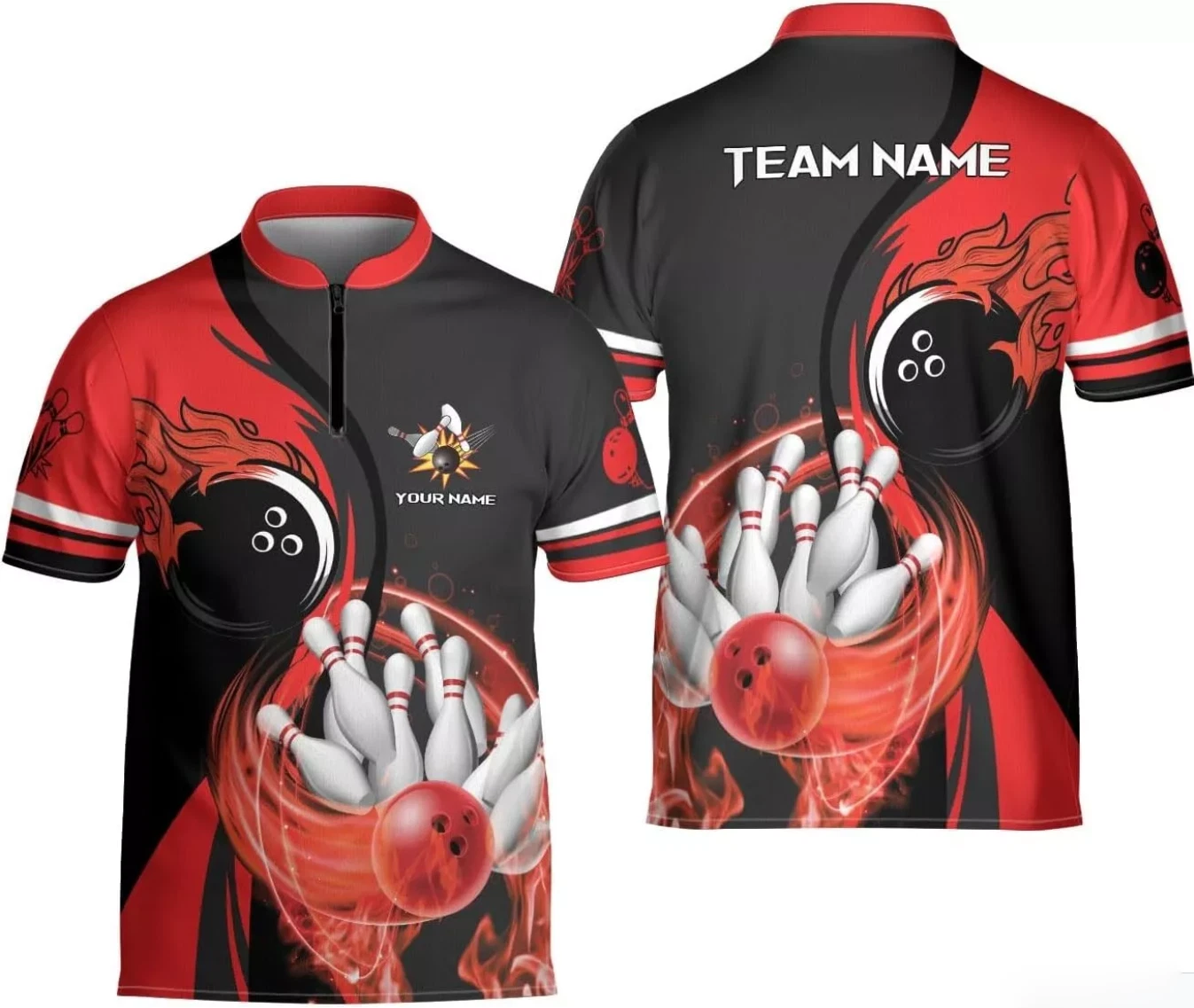 Personalized Name And Team Bowling Team Club Custom Bowling Jersey Gifts