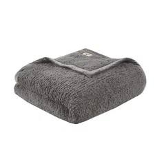 Woolrich Burlington Berber Blanket Super Soft 72022350026 Gray Full / Queen