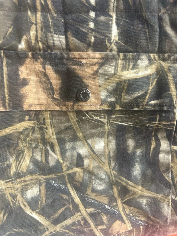 Real Tree Hardwoods Reversible Camo Orange Hunting Vest Mens XL Dual Pockets - Image 3 of 4