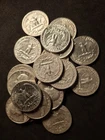 20 silver washington quarters very good condition.90%silver.mixed dates.$5face .