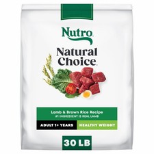 NUTRO NATURAL CHOICE Healthy Weight Adult Dry Dog Food, Lamb  Brown Rice