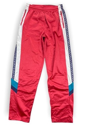Asics vintage Trackpants Gr. 48 M Rot Hose 90er 90s Trainingshose MU1