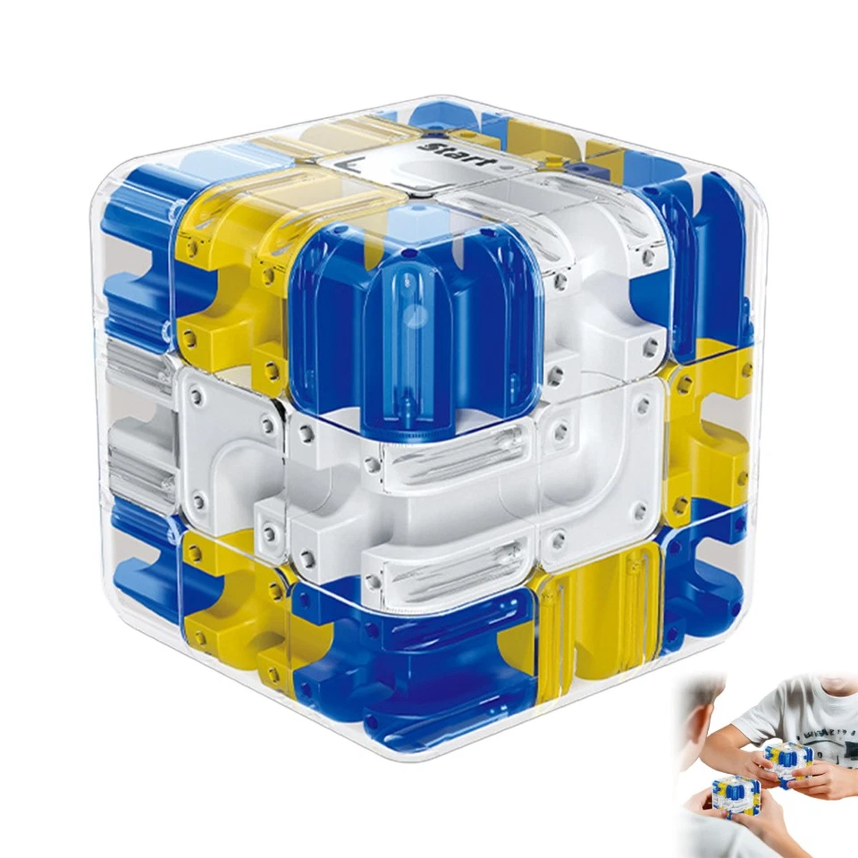 Puzzle Maze Cube,Large Labyrinth 3D Puzzle Maze Cube,Engaging Brain Teaser Toy - image 2 of 4