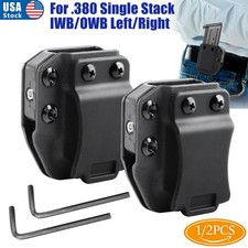 2x Universal Magazine Holster Iwbowb Mag Carrier For .380 Single Stack Magazine 2x Universal Magazine Holster Iwbowb Mag Carrier For .380 Single Stack Magazine