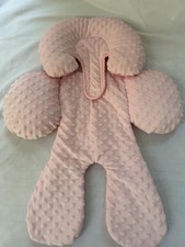 Newborn Car Seat Cushion Insert Headrest Soft Portable Cushion Pink Color