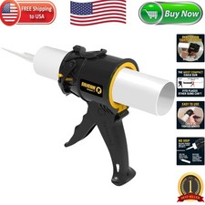 Gen-3 No Drip Caulking Gun - Lightweight  Compact Design for Easy Use
