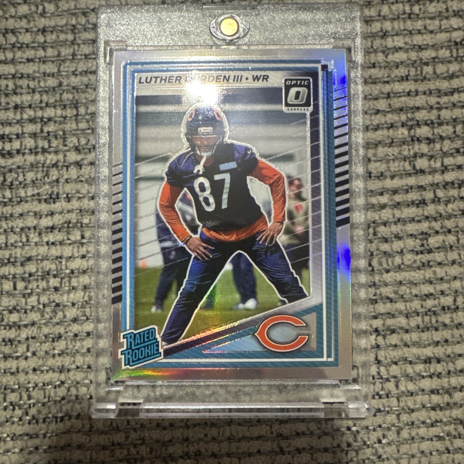 2025 Panini Donruss - Luther Burden III - Optic Rated Rookies Preview Holo #395