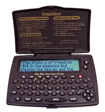 2002 Franklin Electronic Holy Bible King James Version KJV-450 Tested