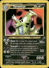 Tyranitar 31/75 Rare Neo Discovery Pokemon Unlimited Heavily Played on eBay