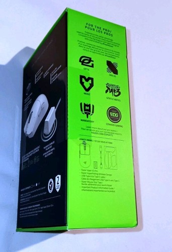 Souris gaming ultra légère Razer Viper V3 Pro White Edition - Photo 6/7