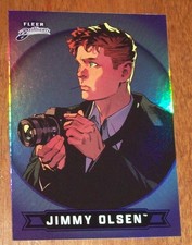 2025 Fleer Brilliants Superman DC Jimmy Olsen carta lamina viola-3