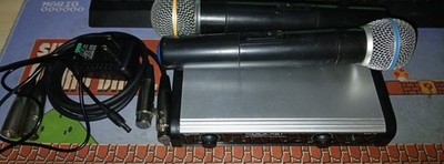 Nady CenterStage DigiCast DC-2 Dual Digital Wireless Microphone System.