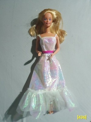 Kleid & Crystal Barbie #4598 Puppe 80er Vintage Zubehör Superstar Kleidung 