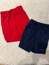 Boys kids touth athletic shorts 2-pack Red Navy size 8 medium