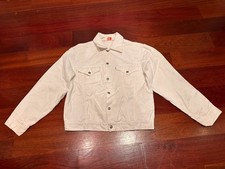 70's VINTAGE Levi's Type 3 White Tab Denim Trucker Jacket Sz 40