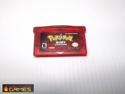 NEW BATTERY!!  Pokemon Ruby - GAME ONLY - NINTENDO Gameboy Advance  919a