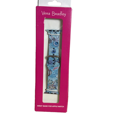 NIB Vera Bradley Blue /ocean Apple Watch Band 