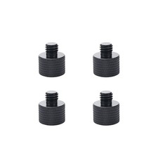 4 Pack Mic Screw Adapter Aluminum Alloy 5/8 Female to 3/8 Male Thread Camera