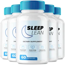 (5 Pack) Sleep Lean Capsules, Advanced Healthy Sleep & Overall Immune Support