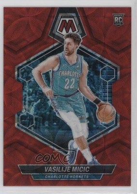 2023 Mosaic Rookies International Red Prizm 61/75 Vasilije Micic Rookie RC 7n6