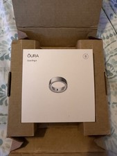 Oura Ring 4 Silver Size 8 NEW Smart Ring w/ Charger Original Box Unopened