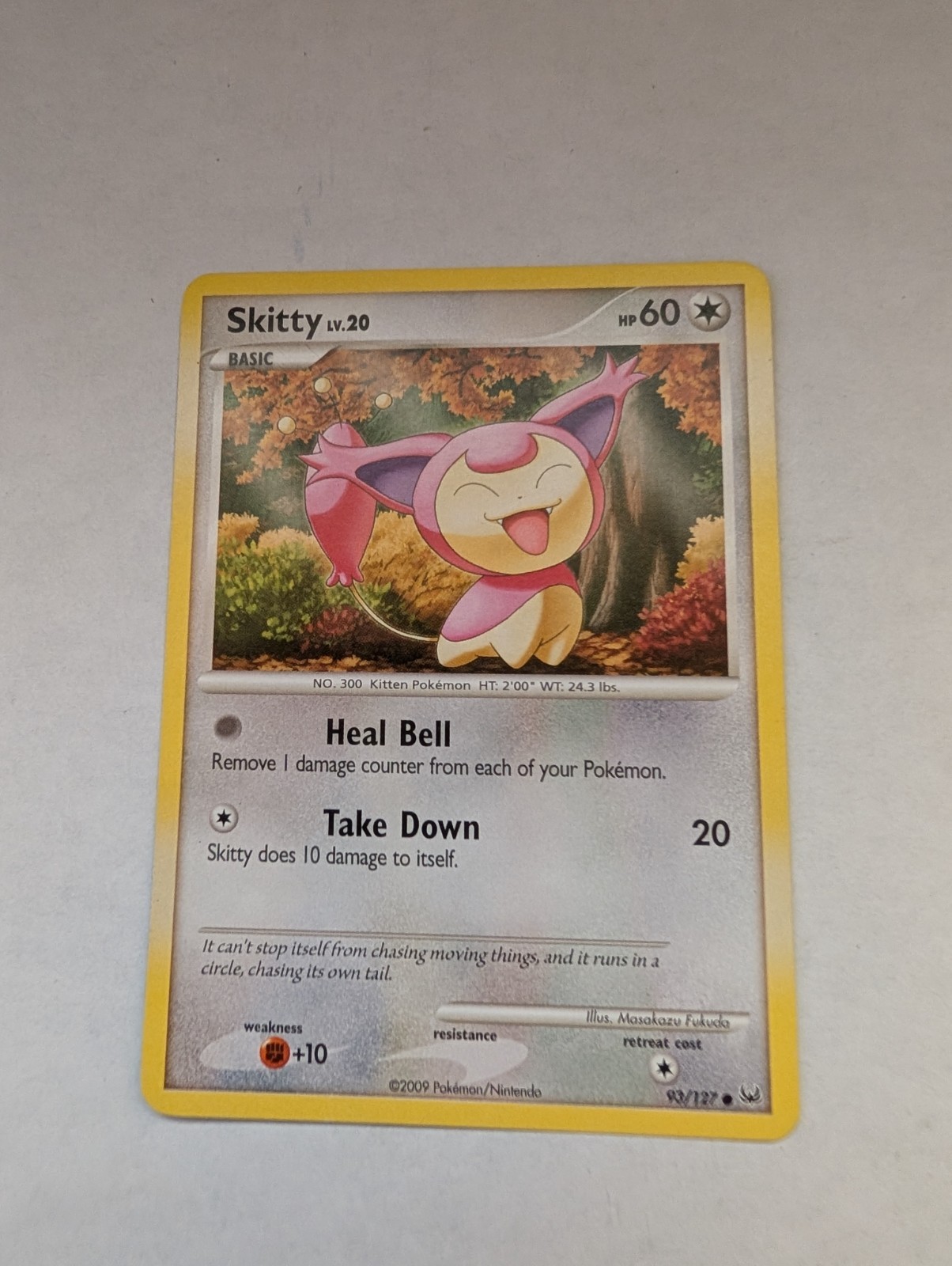Skitty 93/127 Platinum Regular LP Pokemon