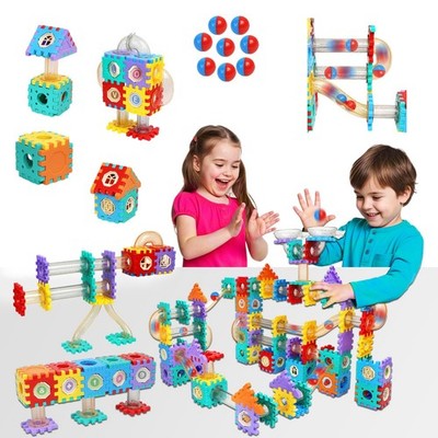 AOSITE 234 PCS STEM Marble Run Building Learning Toy Kid Gift Construction Race