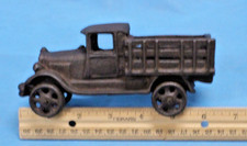 Vintage Cast Iron Stake Body Farm Truck Toy