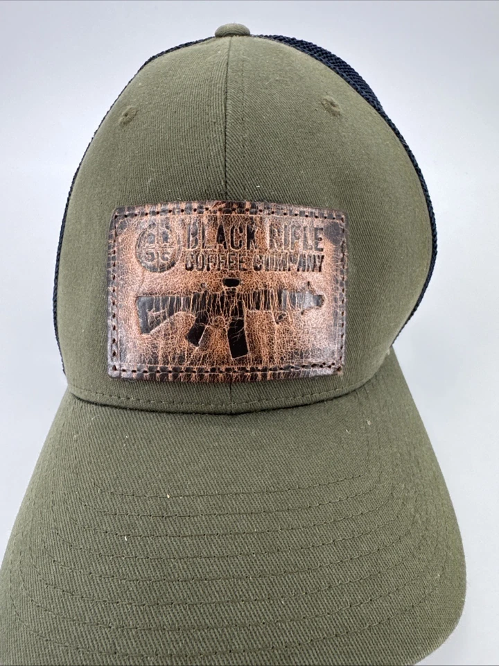 Parche de cuero con tapa Black Rifle Coffee Company talla grande/XL Foto 2 de 4