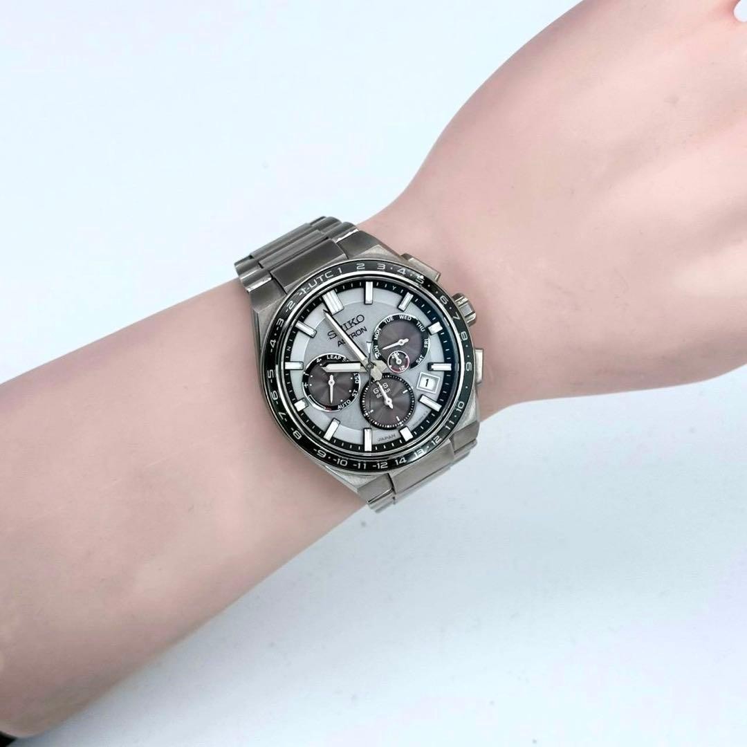 Seiko Astron SBXC107 Nexter GPS Solar Titanium 42.5mm Mens Watch