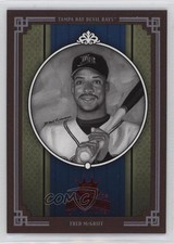 2005 Donruss Diamond Kings Red Framed Black & White Fred McGriff #223 HOF n1u