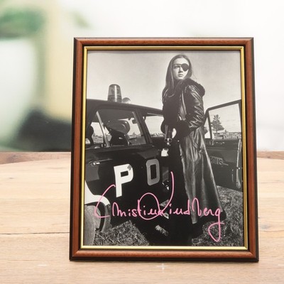 Autogramm 20x25 Christina Lindberg ''Thriller'' - OHNE RAHMEN - Original Autograph