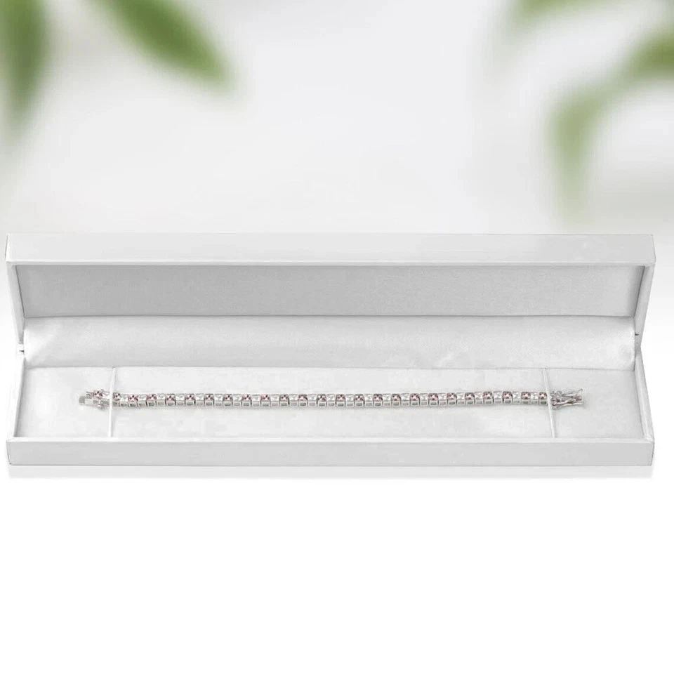 Brazalete Tenis 16 quilates Creado Corte Princesa Champagne y Diamantes Chapado en Oro 14K! Foto 2 de 4