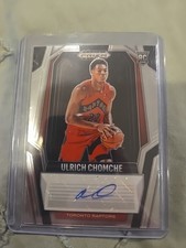 2024-25 Panini Prizm Black - Rookie Signatures Ulrich Chomche #RS-ULR (AU, RC)