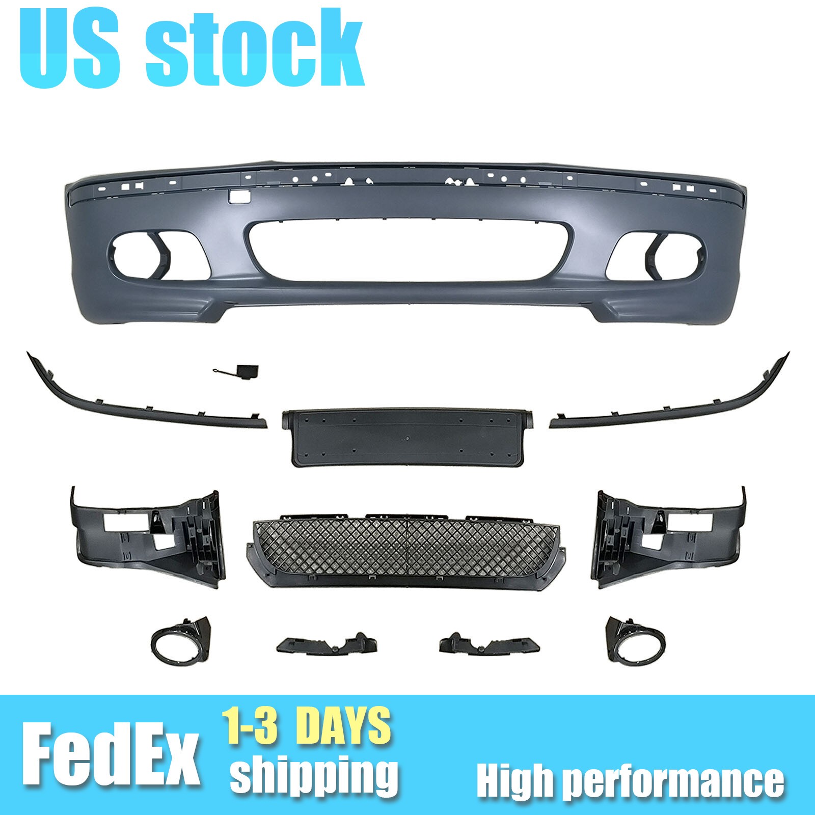 Complete Bumper M-Tech For 1999-2003 BMW E46 4dr 2dr SEDAN | eBay