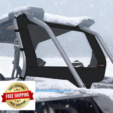 StarknightMT RZR Rear Soft Window Polaris XP 1000/4 Turbo 2014-2023 Dust Panel
