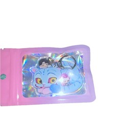 Cartoon Acrylic Keychain Blue Pink Character Cartoons  Characters Modern