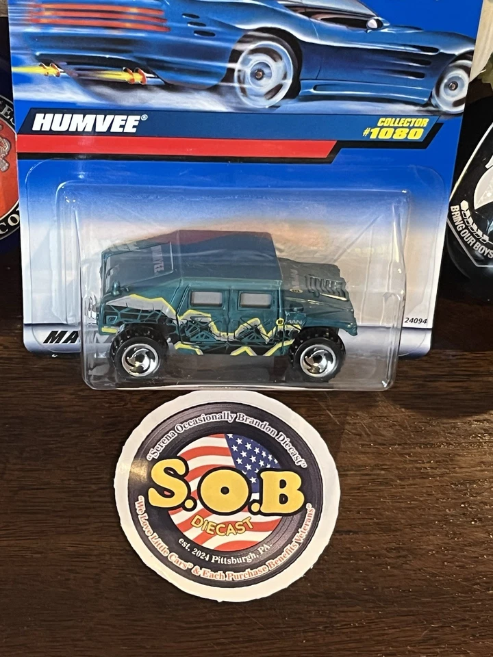 Hot Wheels 2001 Hummer Humvee Green Diecast SEALED NM Condition - Image 3 of 4