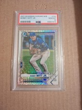 BOBBY WITT JR 2021 BOWMAN CHROME MEGA BOX RC #193 PSA 10 GEM MINT ROYALS